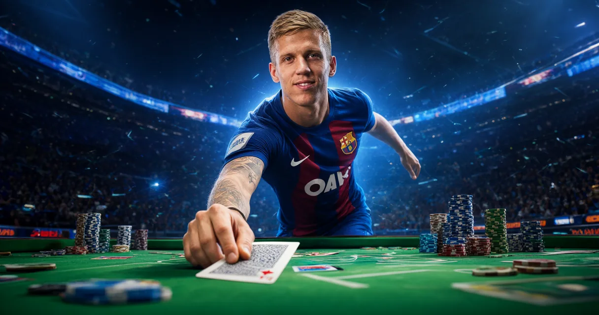 Live Blackjack cards and chips on a casino table
